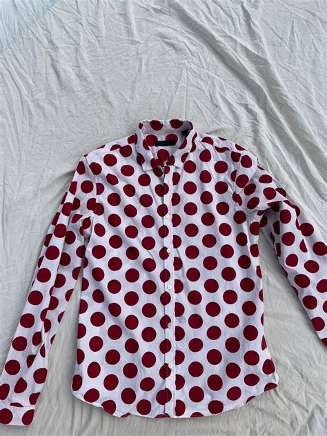 burberry prorsum polka dot shirt|Vintage Burberry Prorsum Clothing .